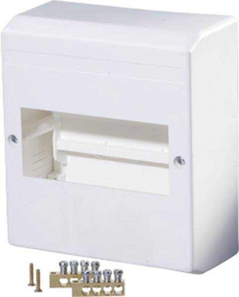 F-Tronic 7260015 KV06K Verteilerschrank Aufputz Anzahl Teilungen = 6 Anzahl Reihen = 1 Inhalt 1 St.