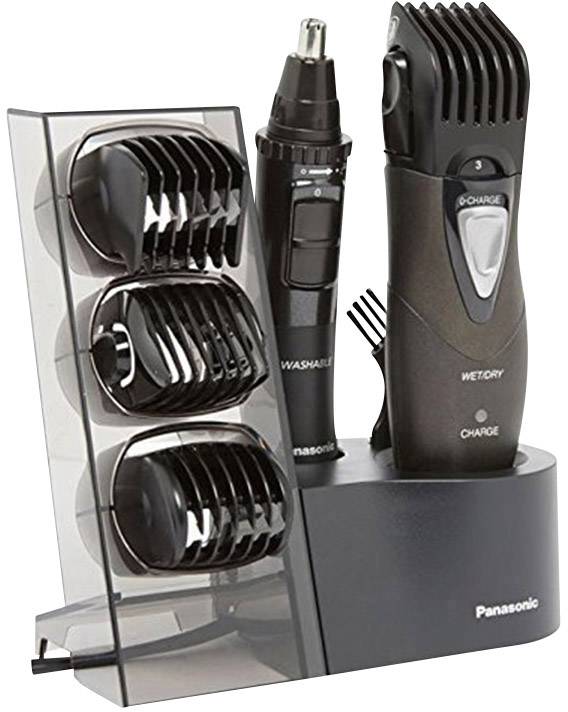 Panasonic ER-GY10CM504 Bartschneider, Haarschneider, Körperhaartrimmer, Ohr-, Nasenhaartrimmer abwaschbar Schwarz