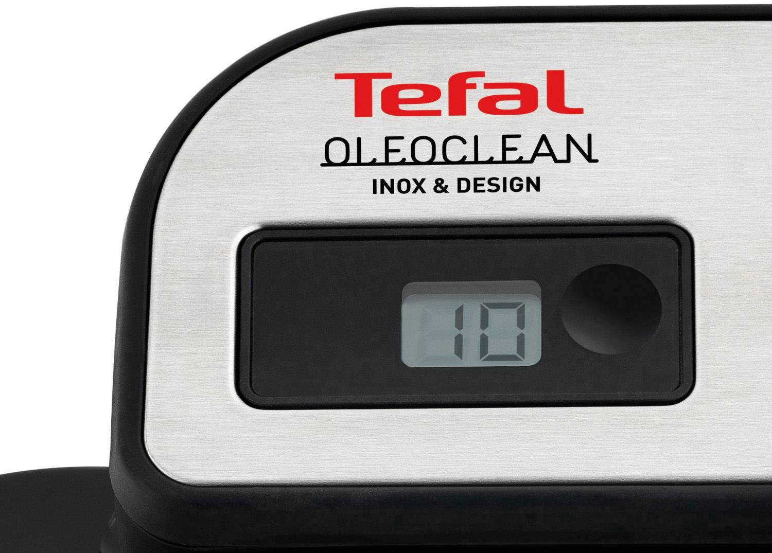 Tefal FR8040 Fritteuse 1.2kg 2300W Edelstahl, Schwarz, Blau