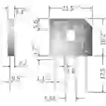 Diotec GBU6M Brückengleichrichter SIL-4 1000V 6A Einphasig Diotec GBU6M Brückengleichrichter SIL-4 1000V 6A Einphasig