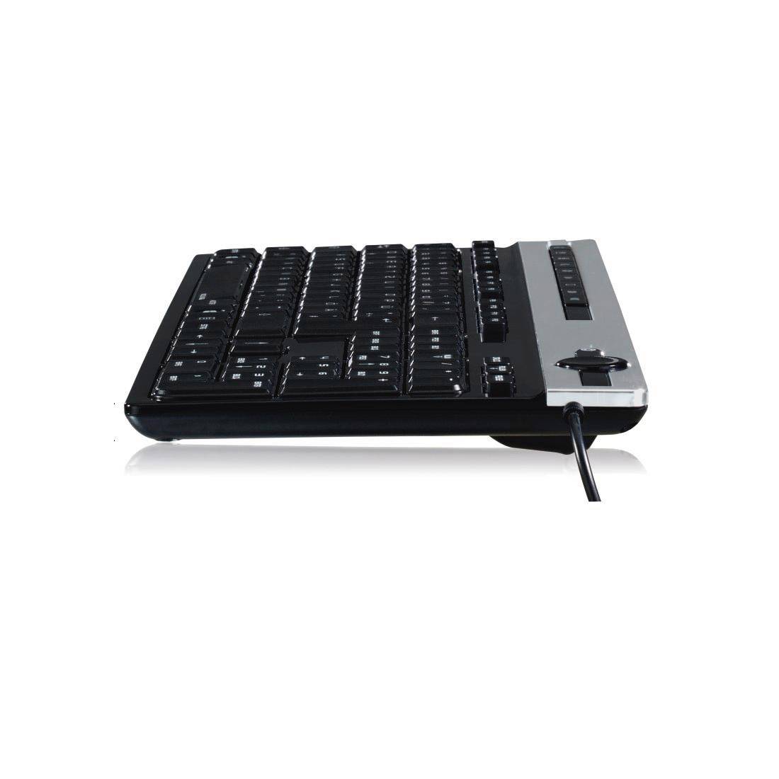 Hama MEDIA KEYBOARD MOLINA USB-Tastatur Deutsch, QWERTZ, Windows® Schwarz