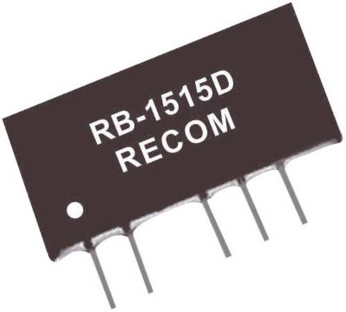 RECOM RB-0505D DC/DC-Wandler, Print 5 V/DC 5 V/DC, -5 V/DC 100mA 1W Anzahl Ausgänge: 2 x