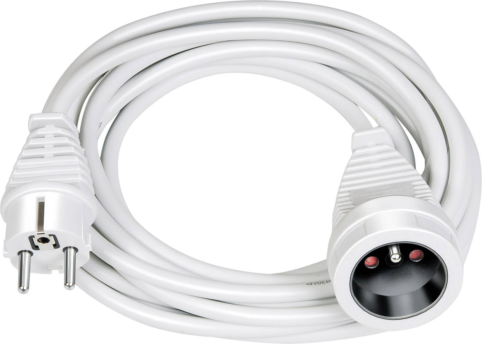 Brennenstuhl 1168434 Strom Verlängerungskabel Weiß 3.00 m H05VV-F 3G 1,5 mm²