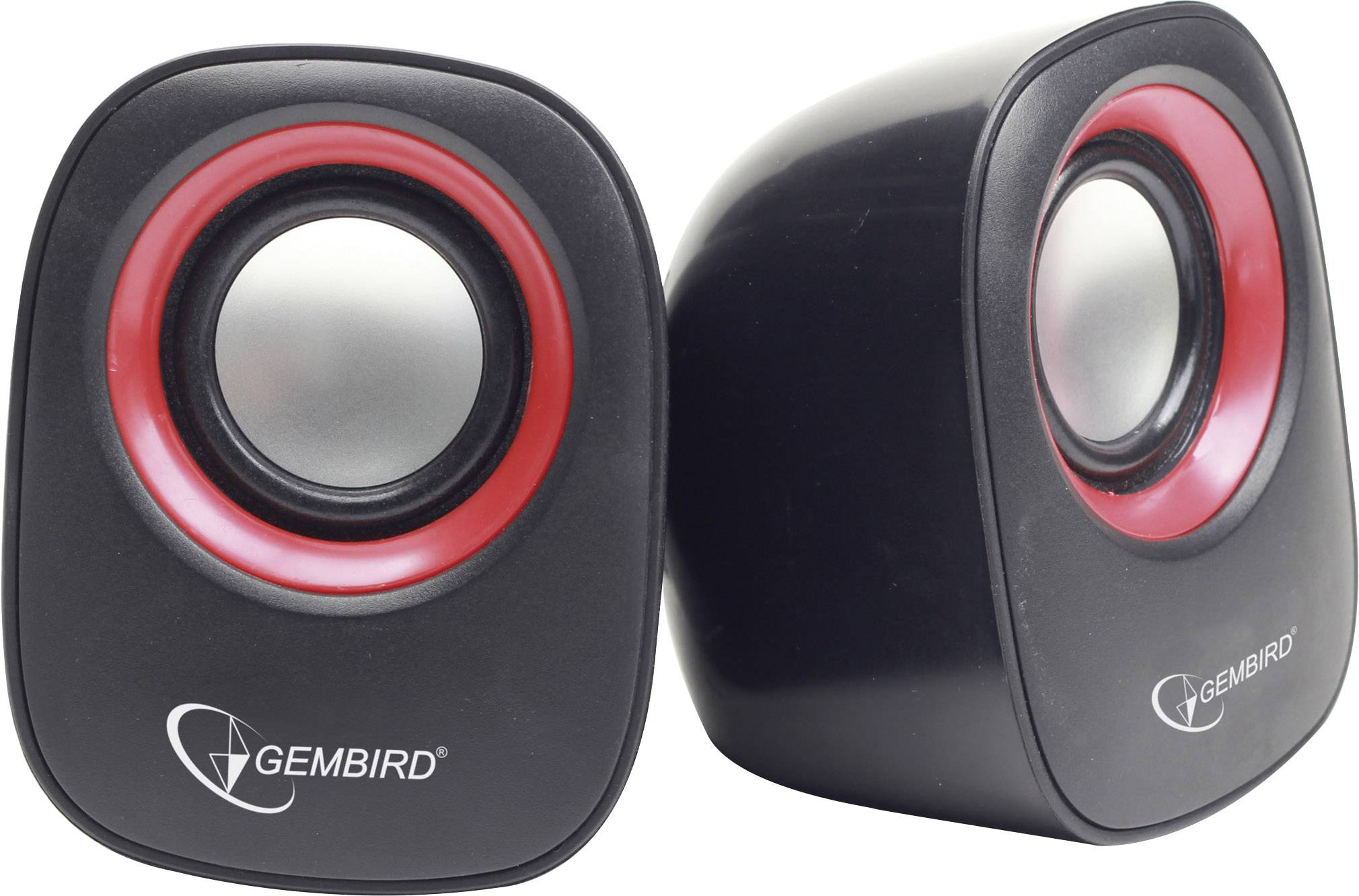 Gembird SPK-107A 2.0 PC-Lautsprecher Kabelgebunden 6 W Schwarz, Rot