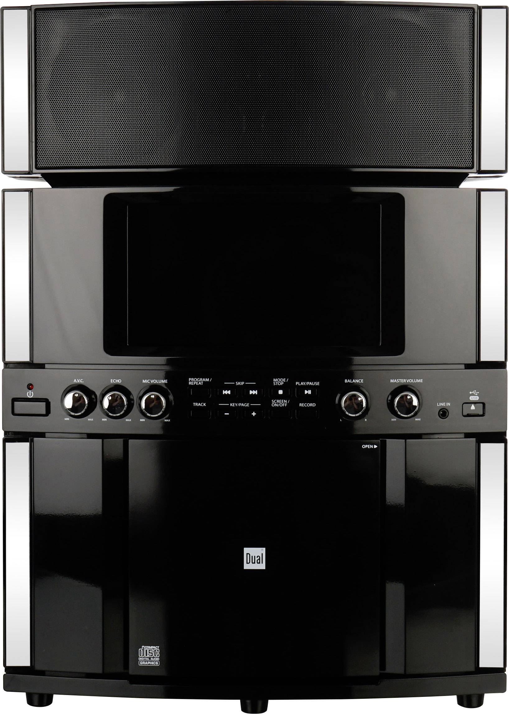 Dual DK 200 Karaoke-Anlage Aufnahmefunktion, Inkl. Mikrofon