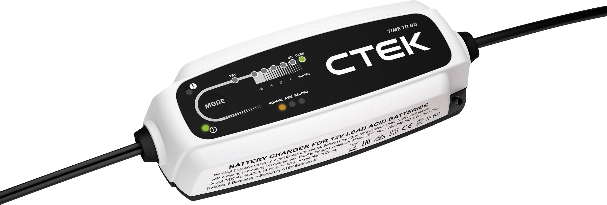 CTEK CT5 TIME TO GO 40-161 Automatikladegerät 12 V 5 A