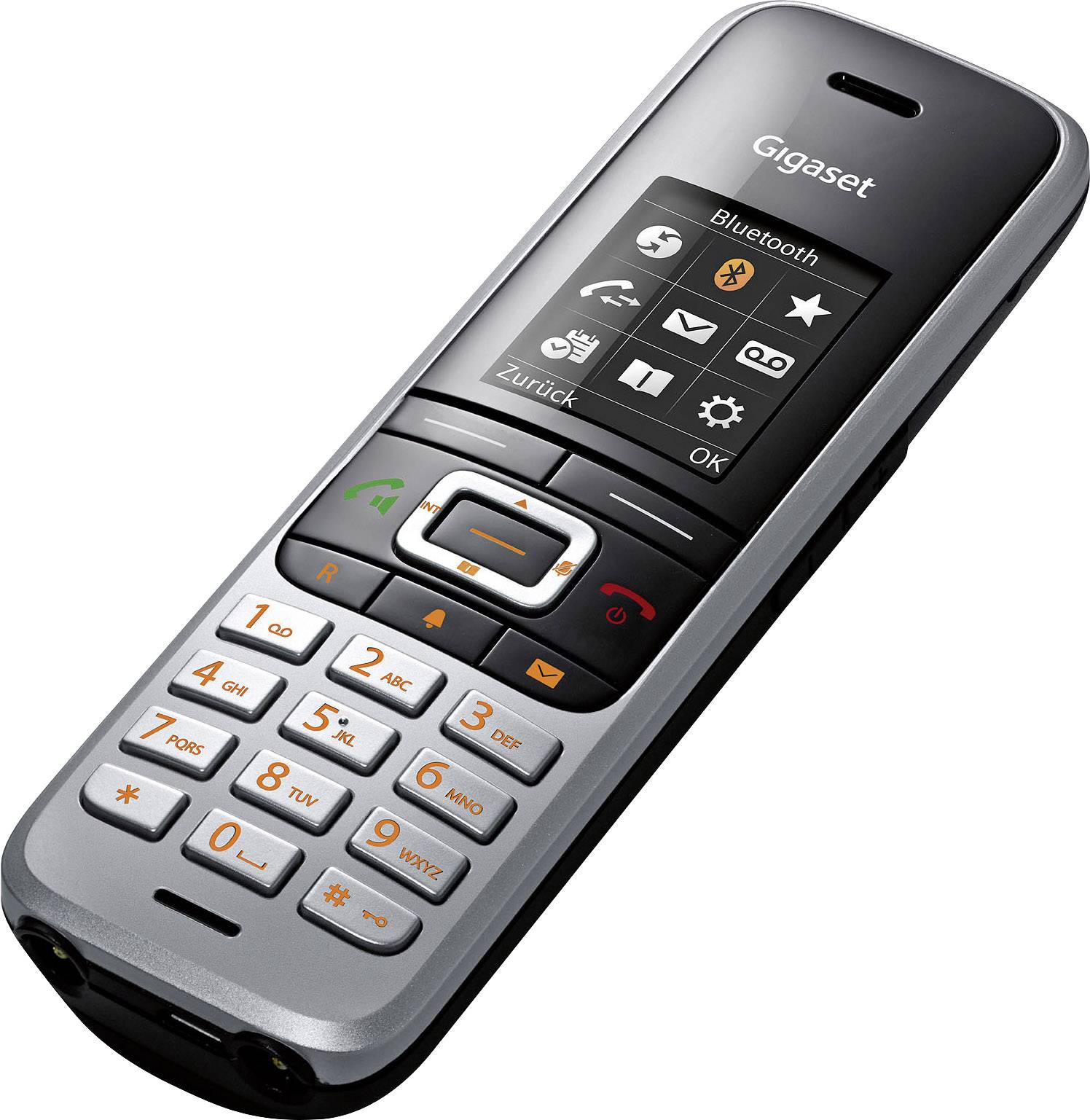 Gigaset S850 HX DECT Mobilteil Platin, Schwarz