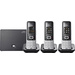 Gigaset S850A GO inkl. zwei Mobilteilen Schnurloses Telefon VoIP Anrufbeantworter, Bluetooth, Freis