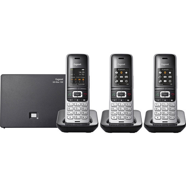 Gigaset S850A Mobilteilen Bluetooth, GO | VoIP zwei Freisprechen, Schnurloses Telefon Anrufbeantworter, voelkner Headsetanschluss versandkostenfrei inkl