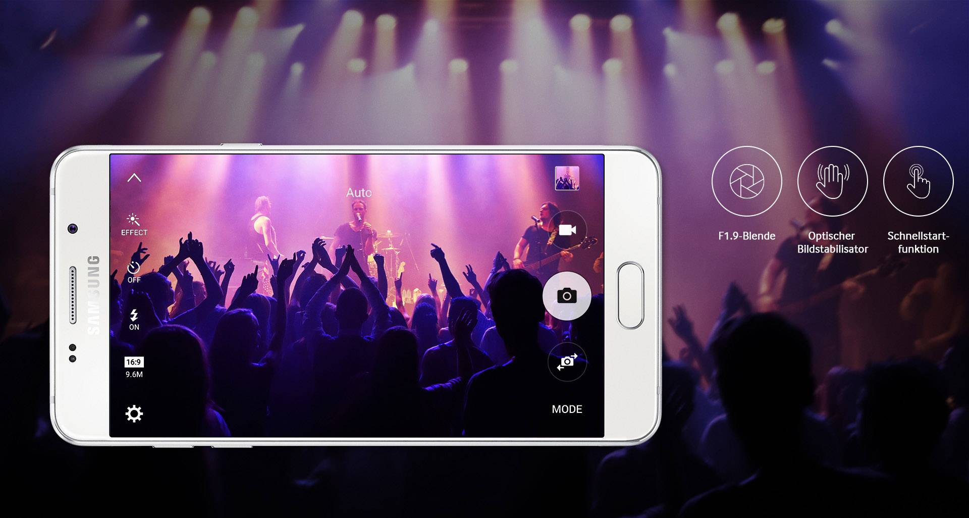 Samsung 16 GB Schwarz Smartphone