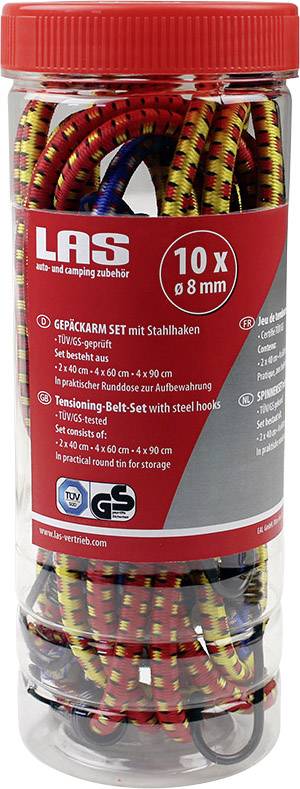 LAS 12039 Expander (Ø x L) 8 mm x 90 cm Mit Stahlhaken