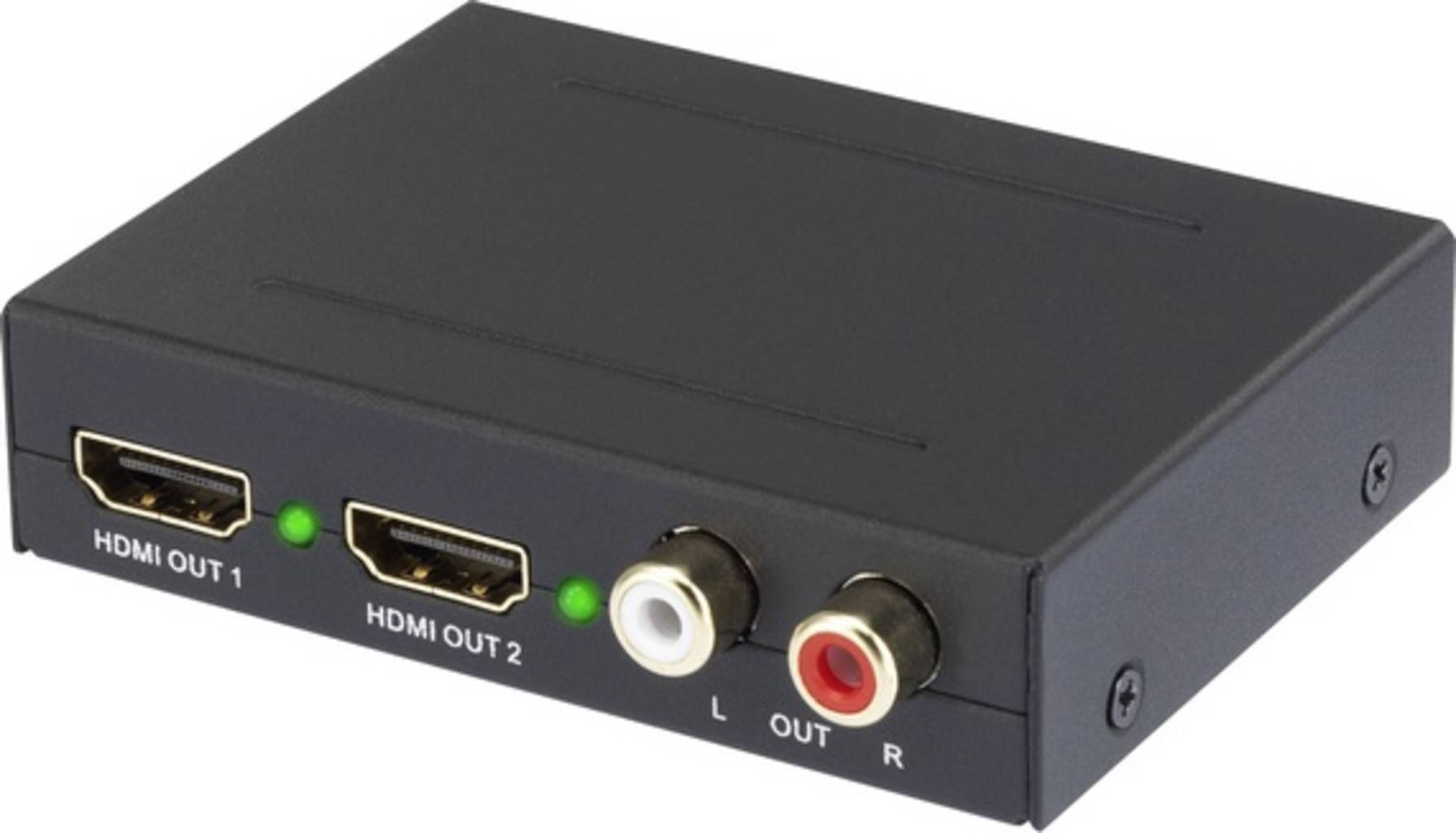SpeaKa Professional 2 Port Audio Extraktor [HDMI HDMI, Cinch, Toslink] 1920 x 1080 Pixel SPAE