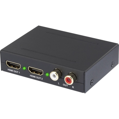 SpeaKa Professional Audio Extraktor SP-AE-HDCT-2P [HDMI - HDMI, Cinch, Toslink] 1920 x 1080 Pixel