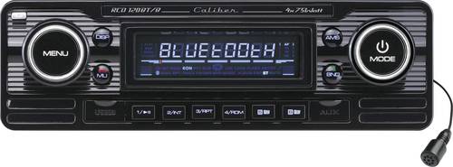 Caliber Audio Technology RCD-120BT/B Autoradio Retro Design, Bluetooth®-Freisprecheinrichtung