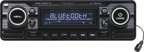 Caliber Audio Technology RMD-120BT/B Autoradio Retro Design, Bluetooth®-Freisprecheinrichtung