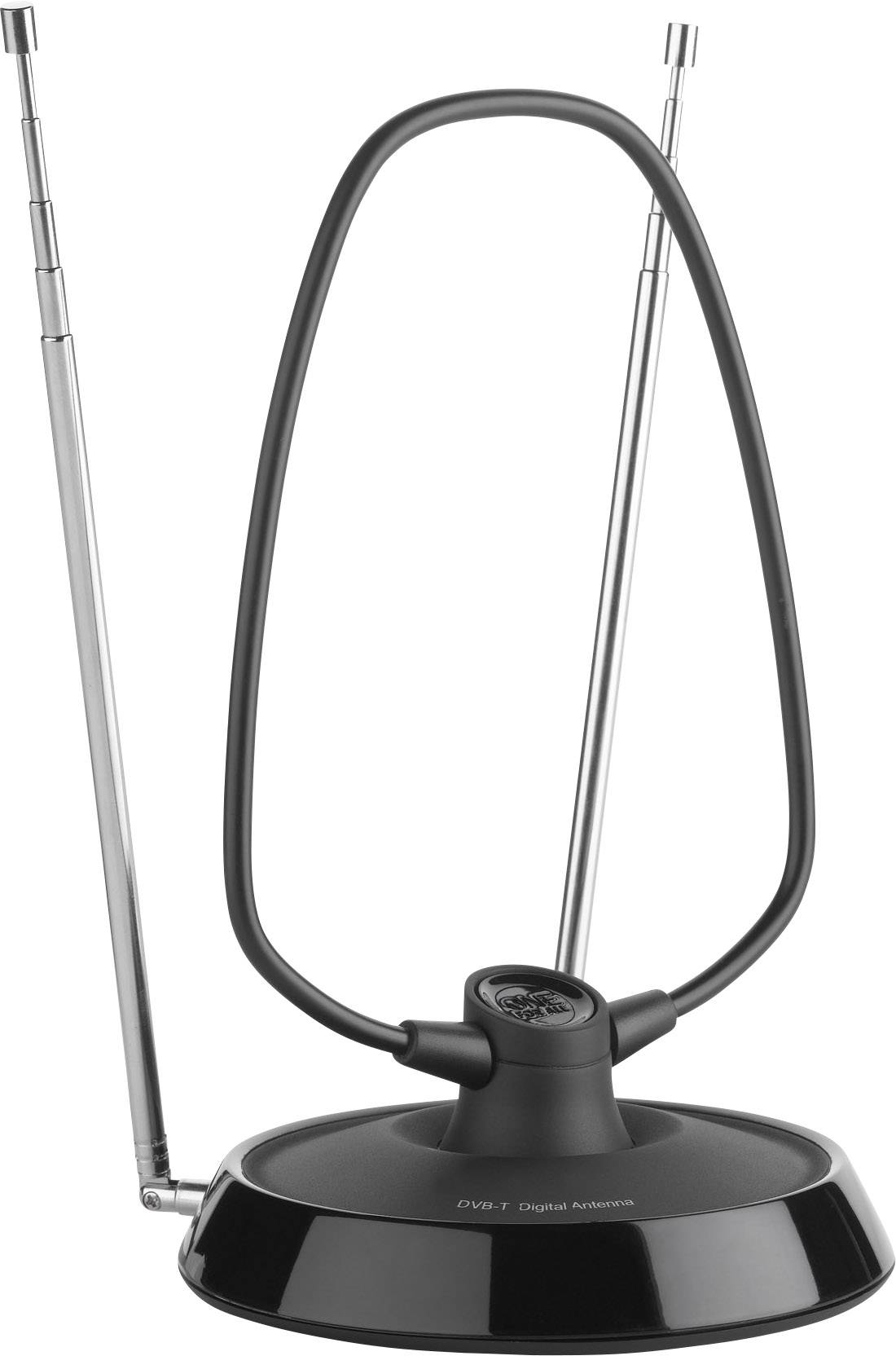 One For All SV 9033 Passive DVB-T/T2-Teleskopantenne Innenbereich Schwarz