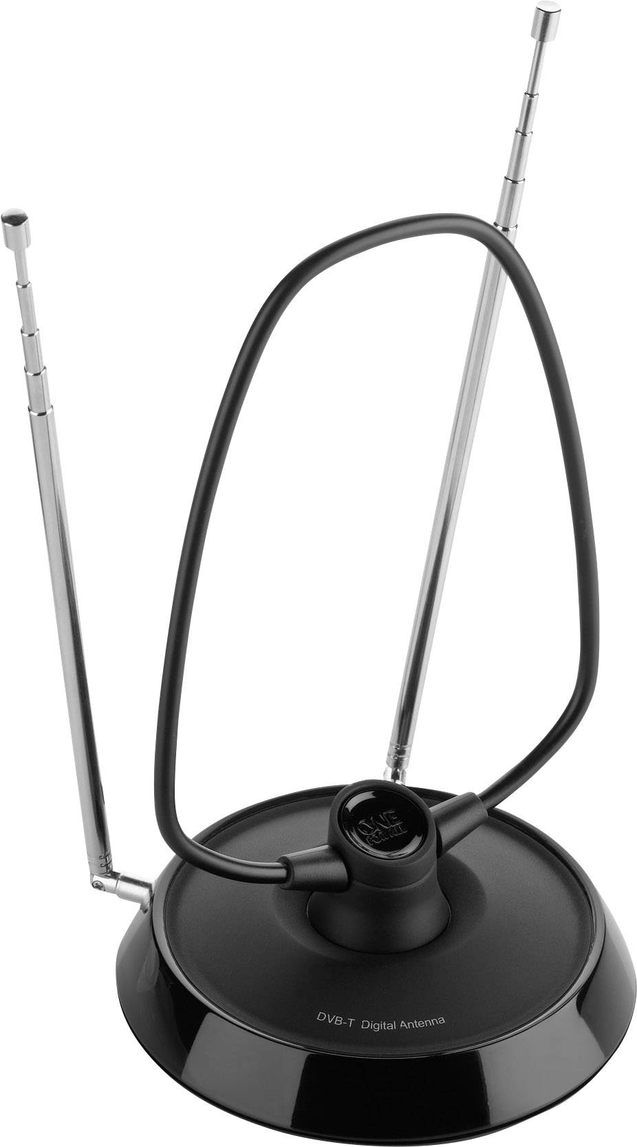 One For All SV 9033 Passive DVB-T/T2-Teleskopantenne Innenbereich Schwarz