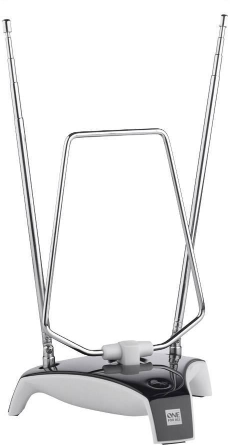 One For All SV 9305 Passive DVB-T/T2-Teleskopantenne Innenbereich Silber