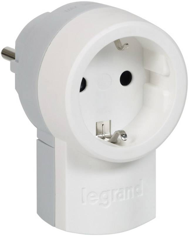 Legrand 050462 Zwischenstecker Kunststoff 230 V Weiß, Grau IP20