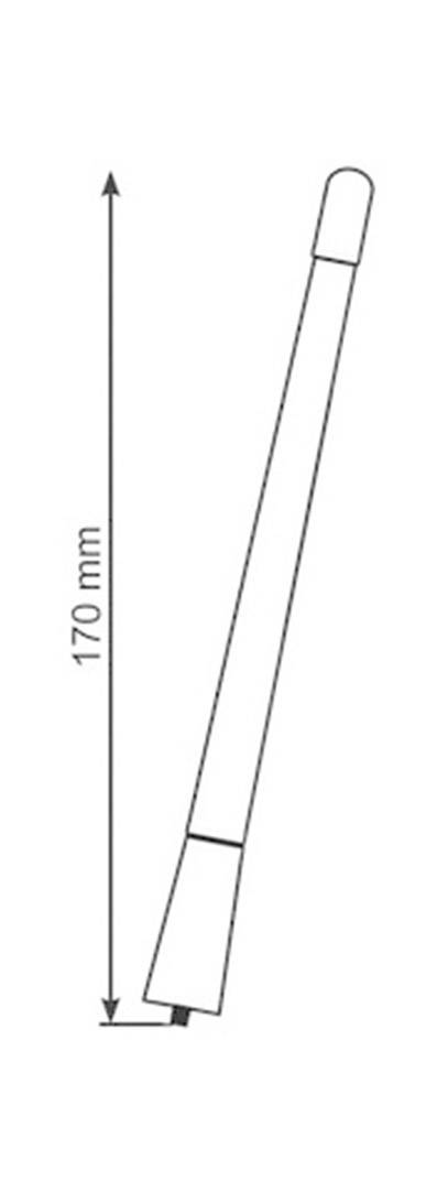 AIV M5 / M6 Rubber-Flex Autoradio-Ersatzantennenstab