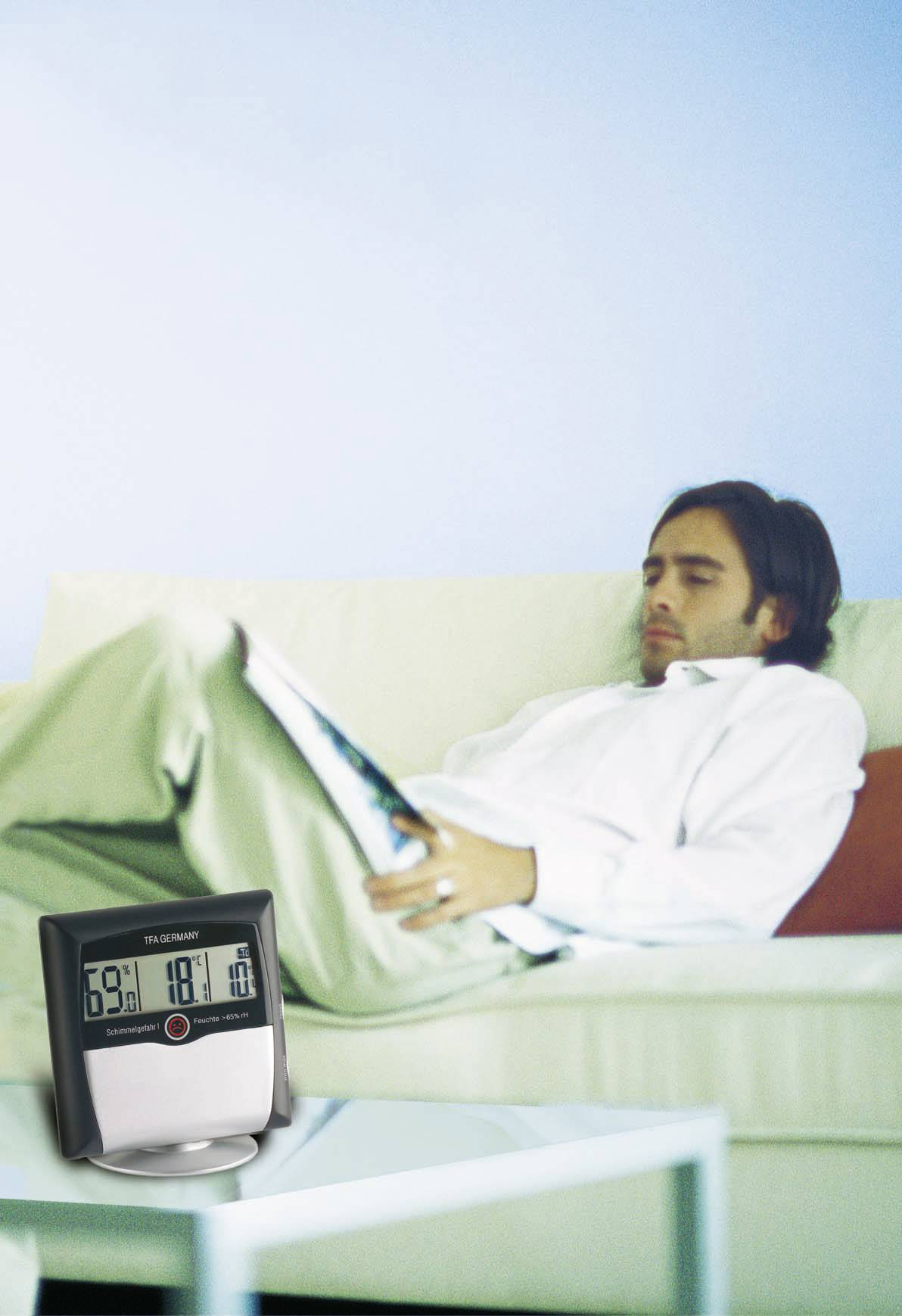 TFA Dostmann 30.5011 Luftfeuchtemessgerät (Hygrometer) 0% rF 99% rF Taupunkt-/Schimmelwarnanzeige