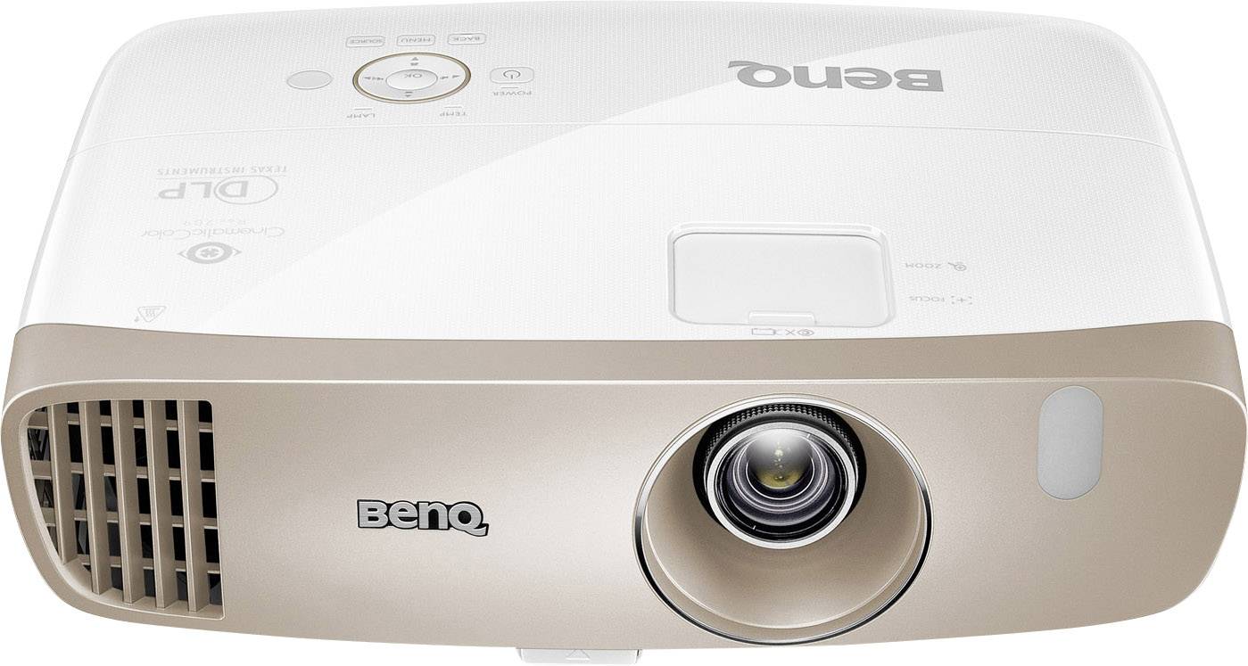 BenQ Beamer W2000  DLP Helligkeit: 2000 lm 1920 x 1080 HDTV 15000 : 1 Weiß