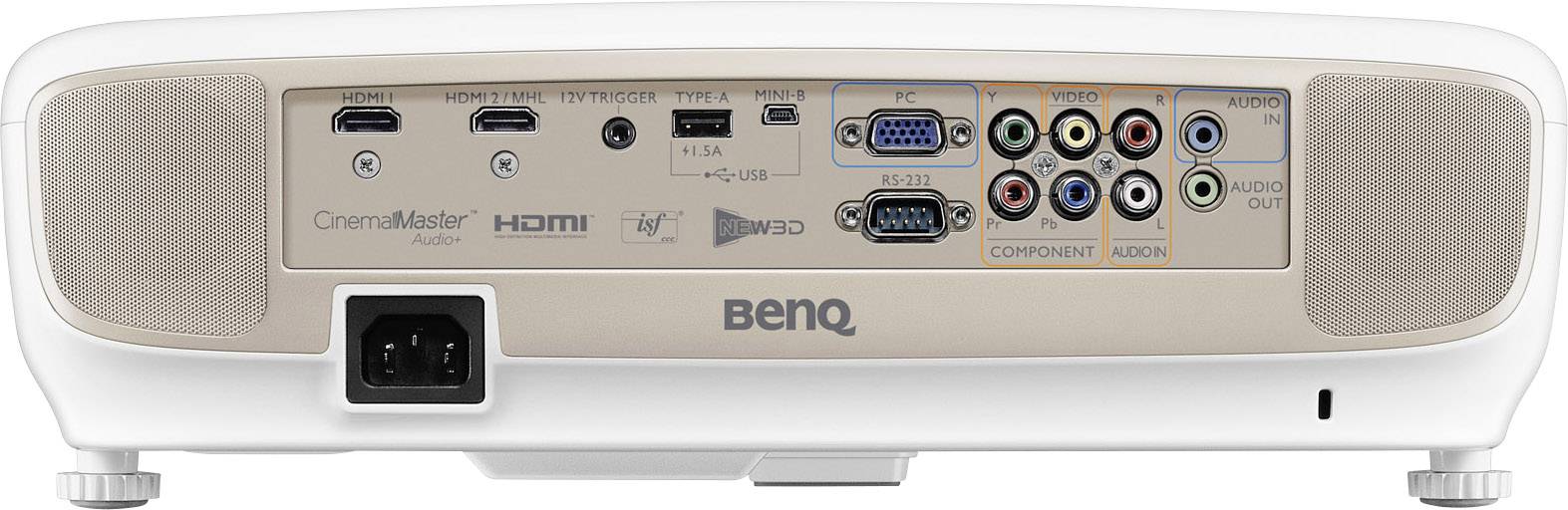 BenQ Beamer W2000  DLP Helligkeit: 2000 lm 1920 x 1080 HDTV 15000 : 1 Weiß