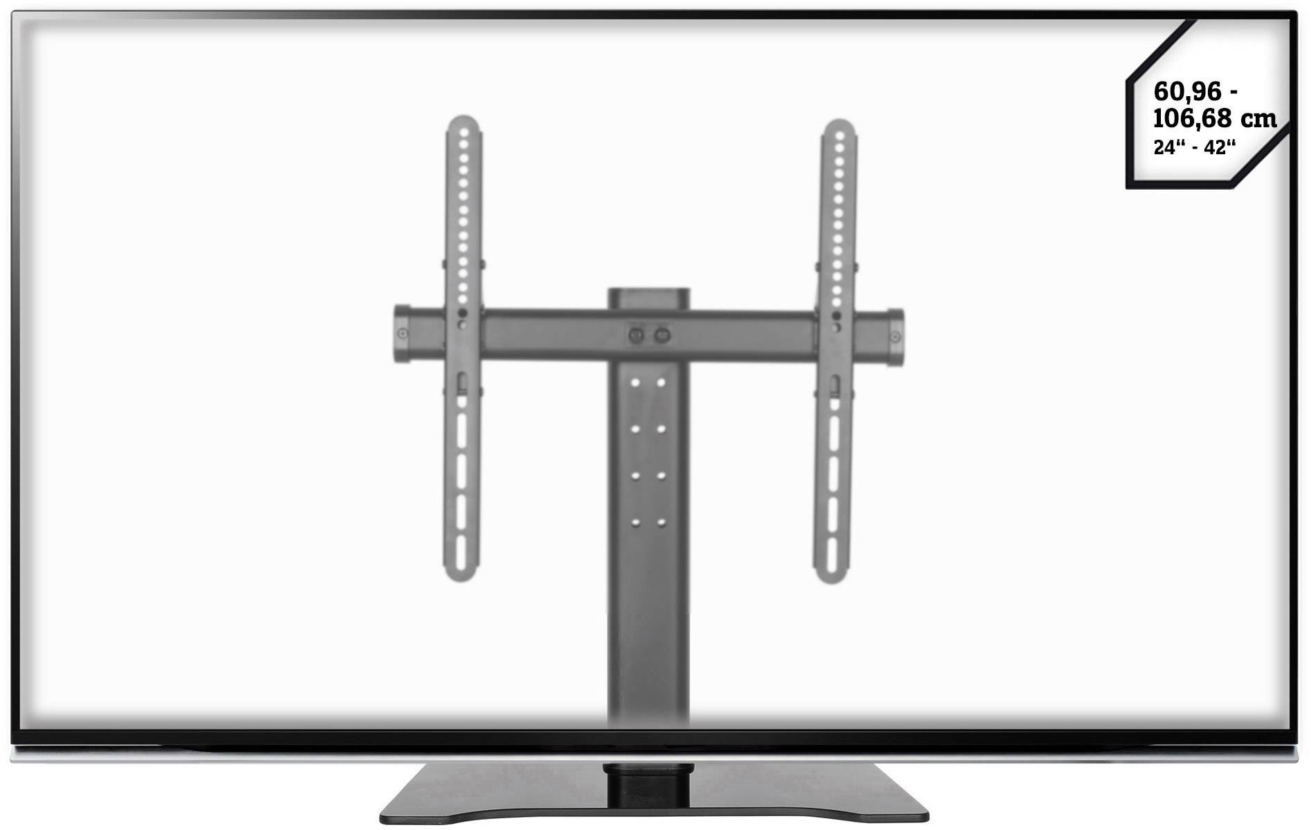 SpeaKa Professional SP-TT-01 TV-Standfuß Höhenverstellbar 61 cm (24") - 106,7 cm (42") Starr