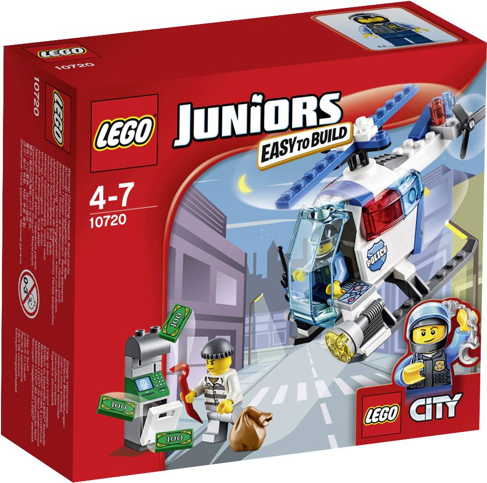 10720 LEGO® JUNIORS Verfolgung mit dem Polizeihelikopter
