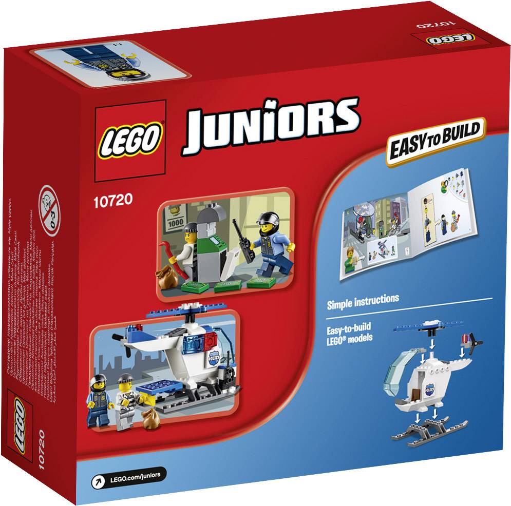 10720 LEGO® JUNIORS Verfolgung mit dem Polizeihelikopter