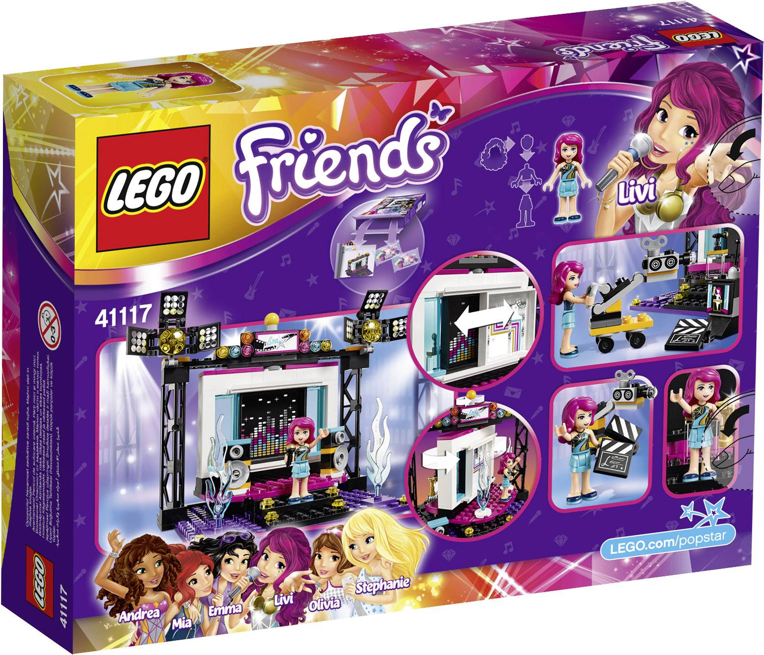 41117 LEGO® FRIENDS Popstar TV-Studio