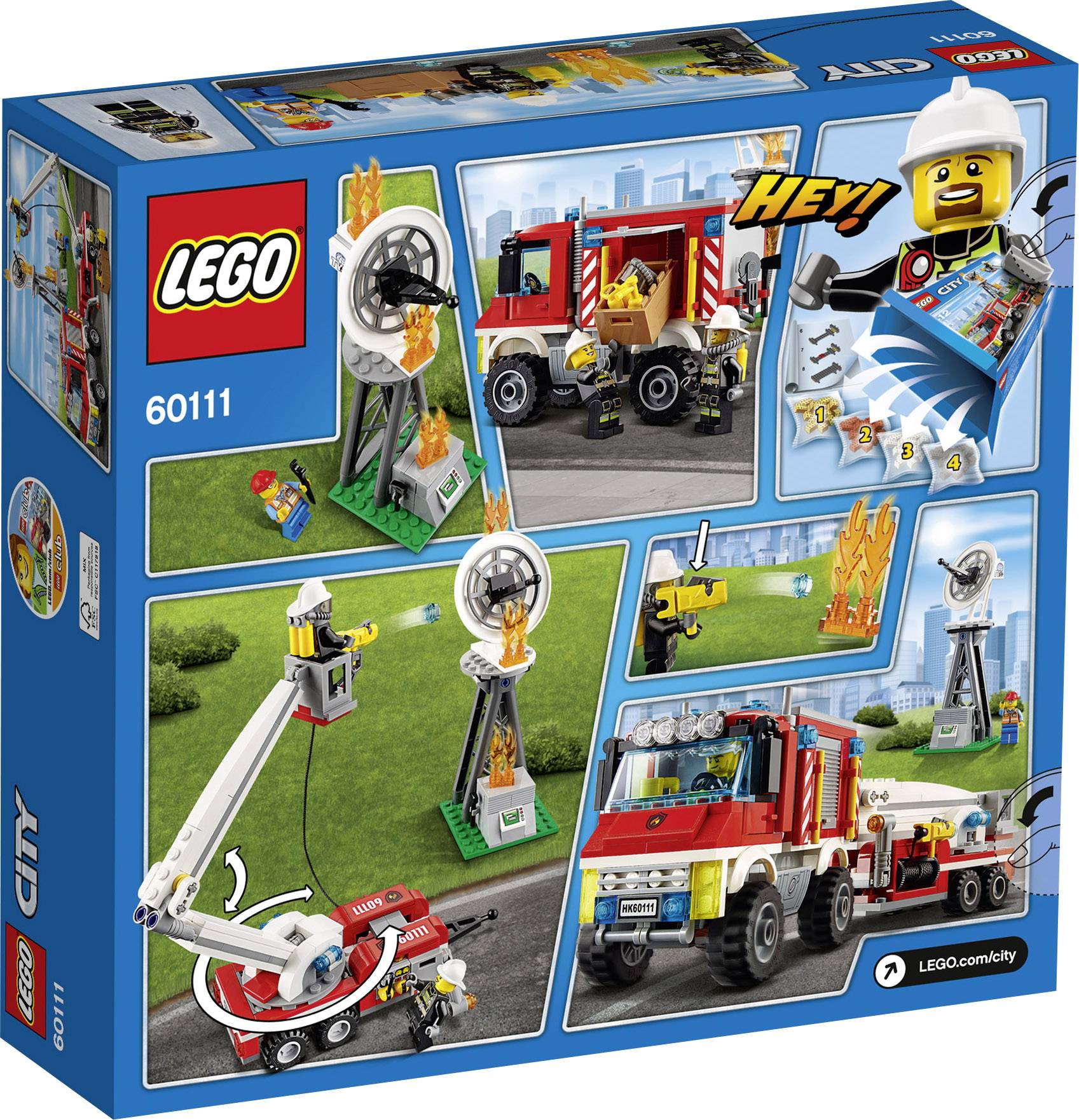 60111 LEGO® CITY Feuerwehr-Einsatzfahrzeug
