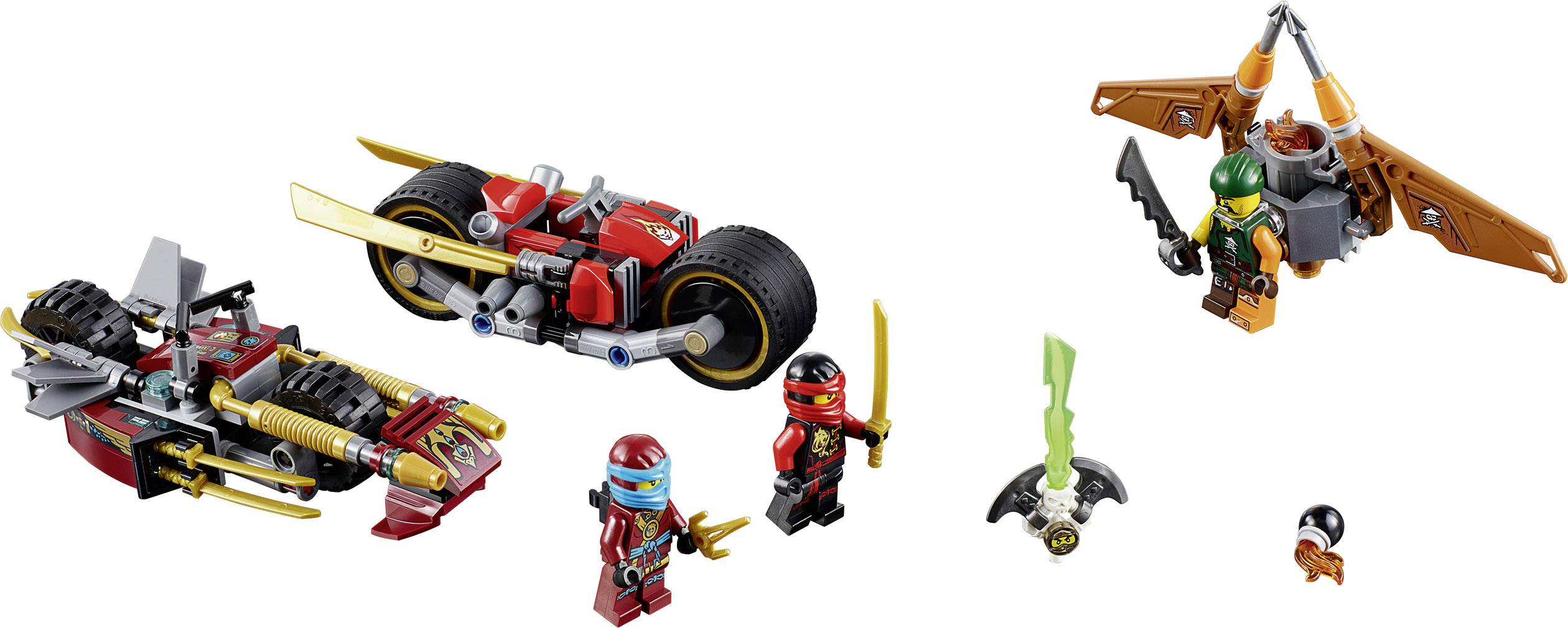 70600 LEGO® NINJAGO Ninja-Bike Jagd