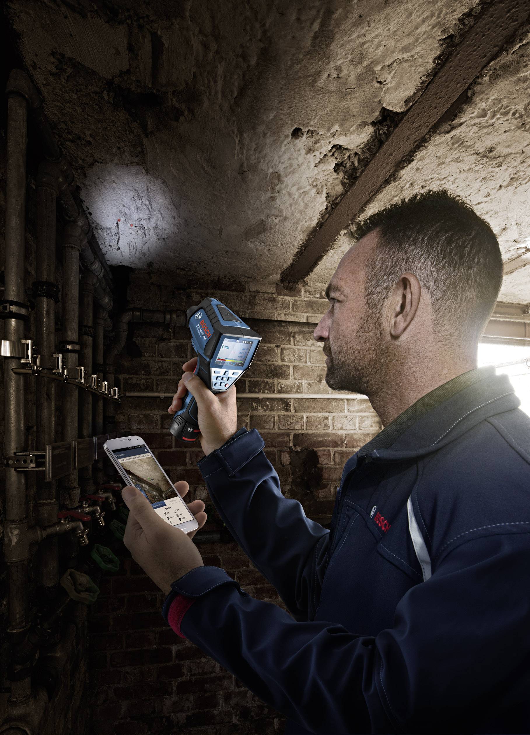 Bosch Professional GIS 1000 C Professional Infrarot-Thermometer Optik 50:1 -40 - +1000 °C Pyrometer