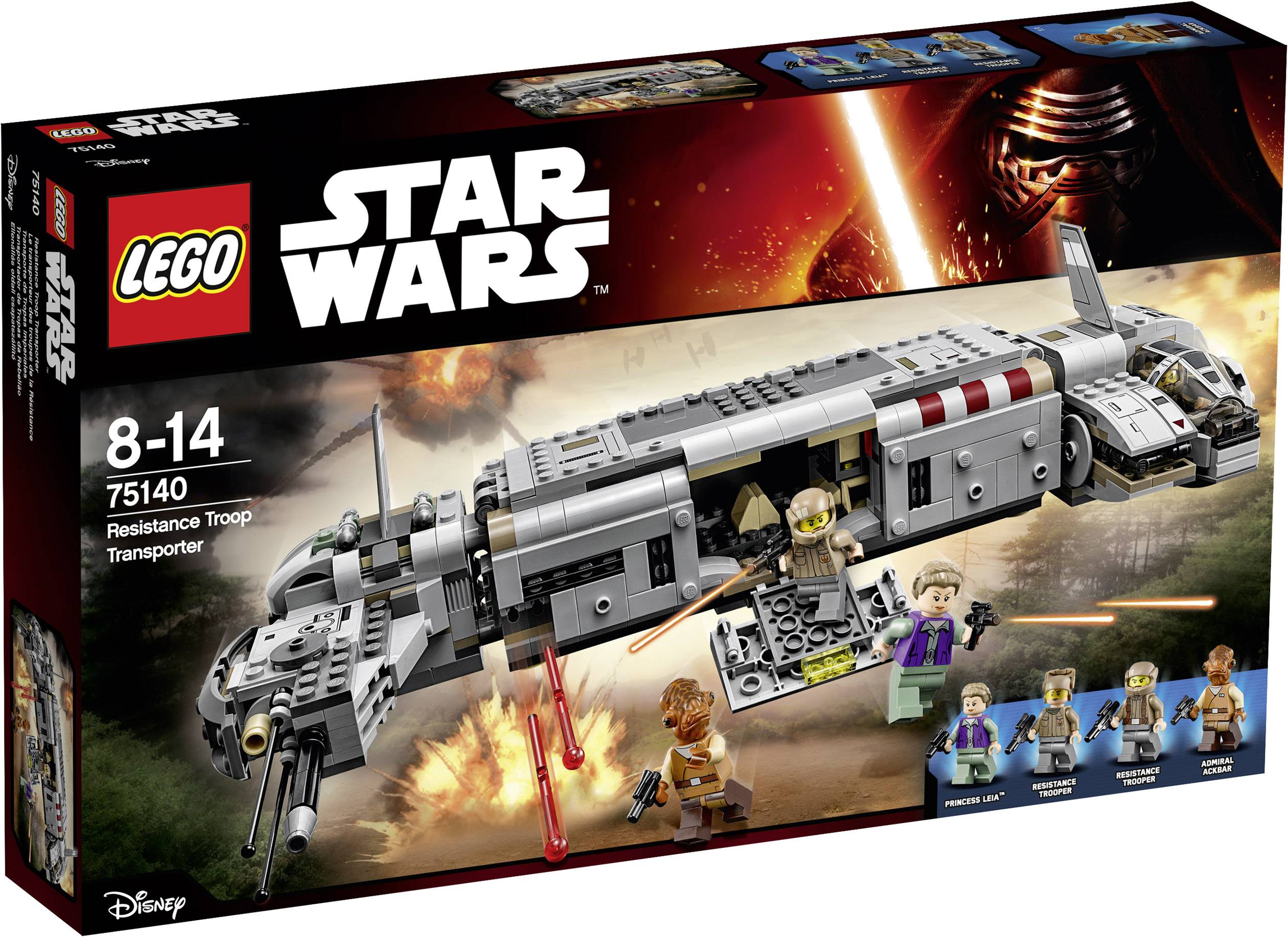 75140 LEGO® STAR WARS™ Resistance Troop Transporter