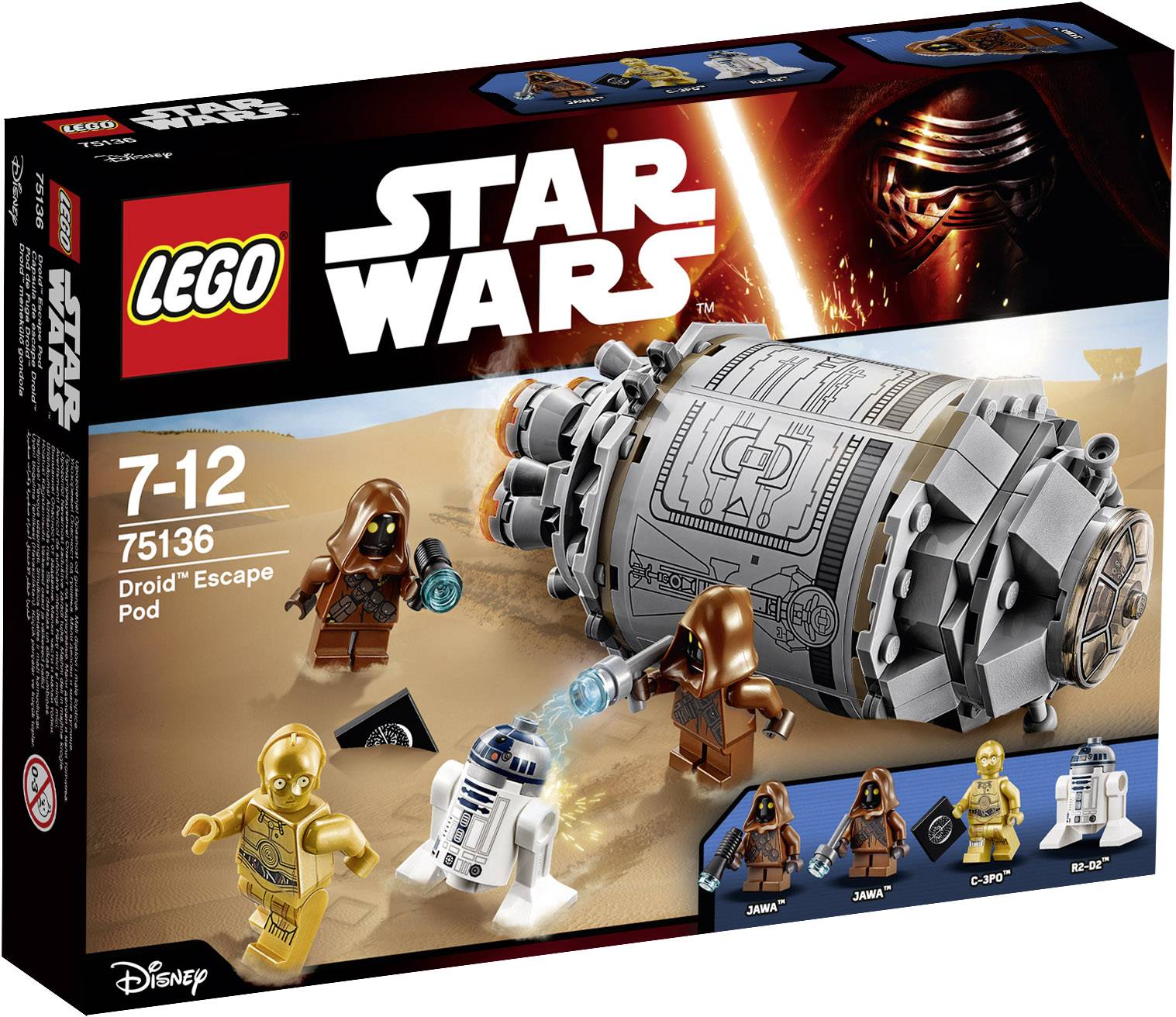 75136 LEGO® STAR WARS™ Droid™ Escape Pod