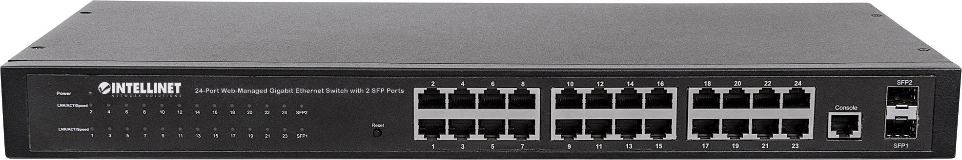 Intellinet 560917 560917 Netzwerk Switch 24 Port 1 GBit/s