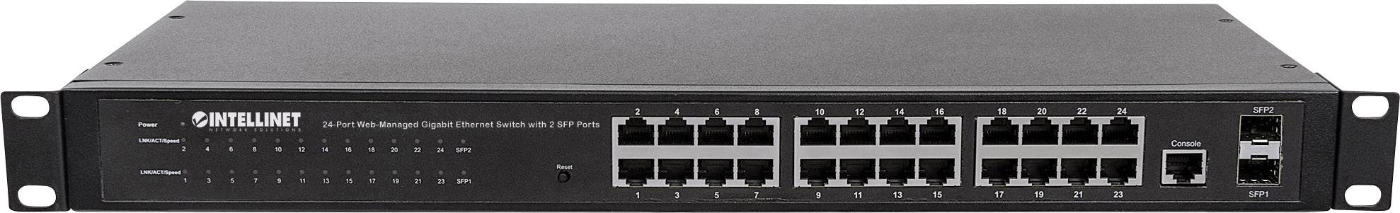Intellinet 560917 560917 Netzwerk Switch 24 Port 1 GBit/s