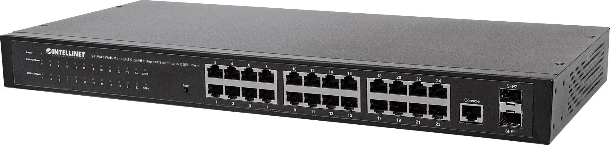 Intellinet 560917 560917 Netzwerk Switch 24 Port 1 GBit/s