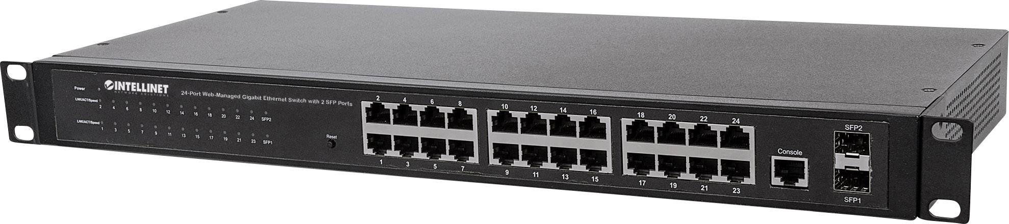 Intellinet 560917 560917 Netzwerk Switch 24 Port 1 GBit/s