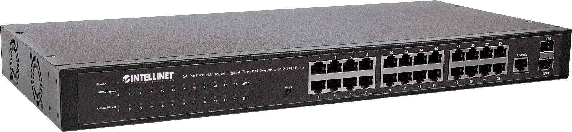 Intellinet 560917 560917 Netzwerk Switch 24 Port 1 GBit/s