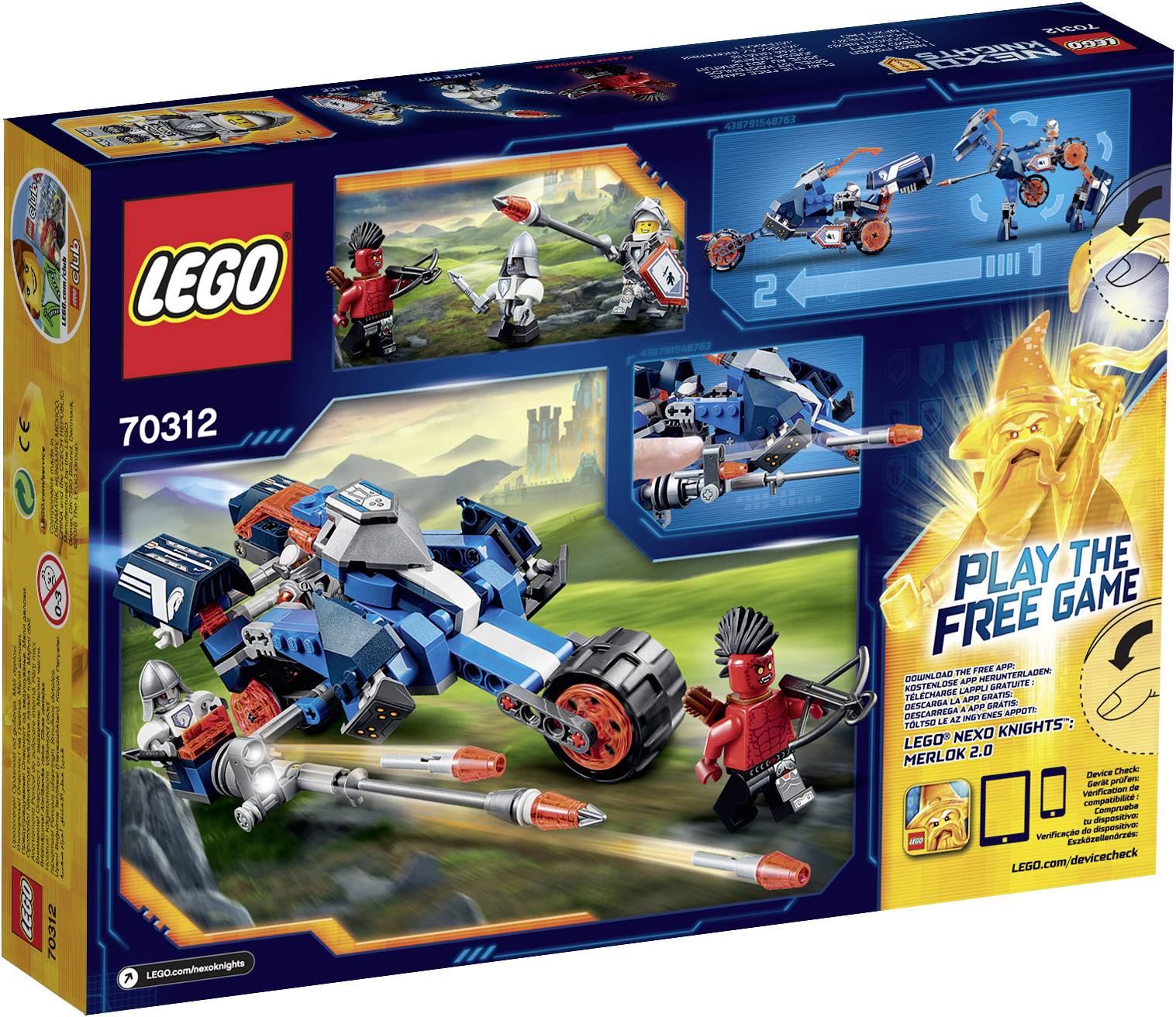 70312 LEGO® NEXO KNIGHTS™ Lances Robo-Pferd