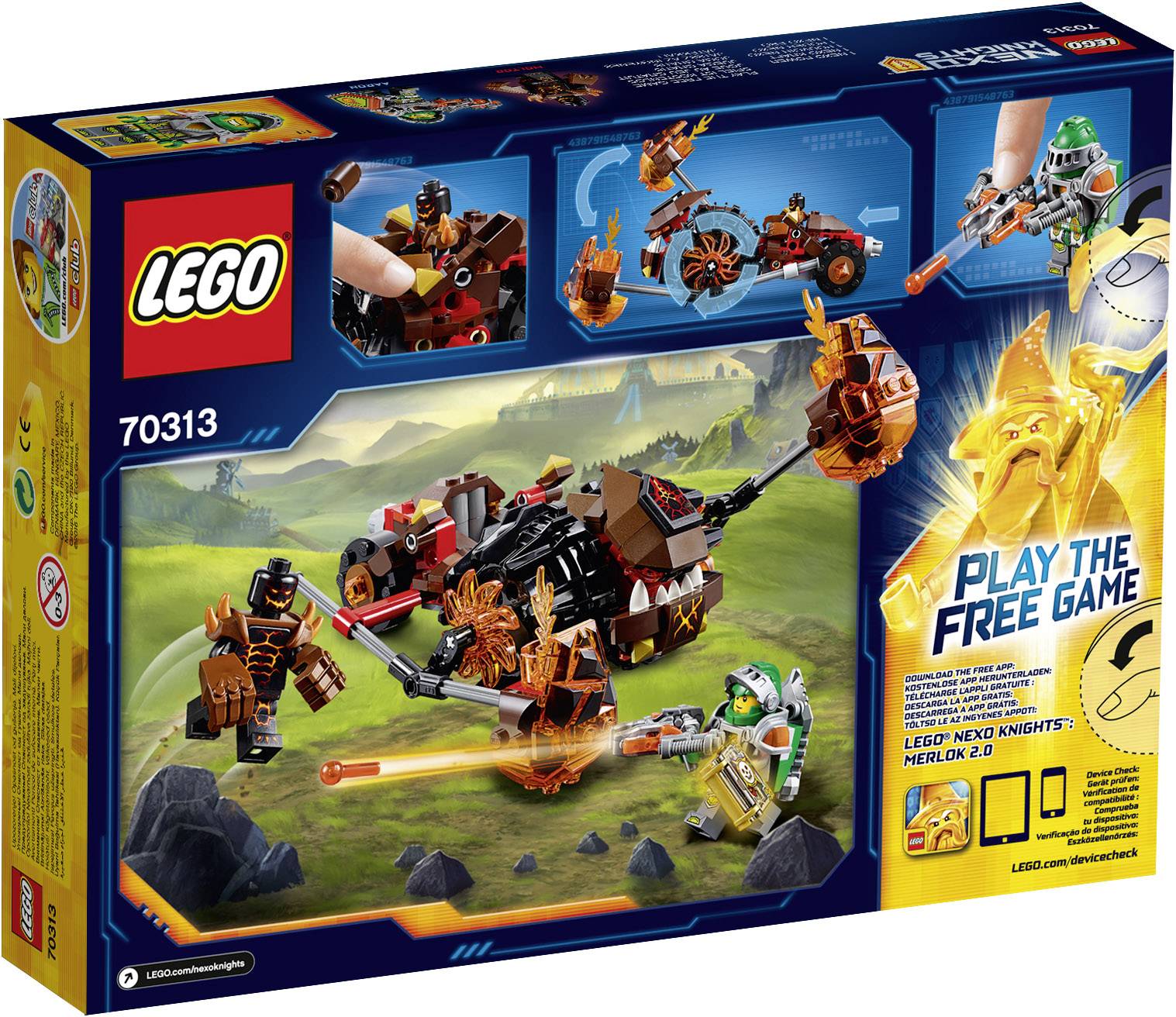 LEGO® NEXO KNIGHTS 70313 MOLTORS LAVA-W
