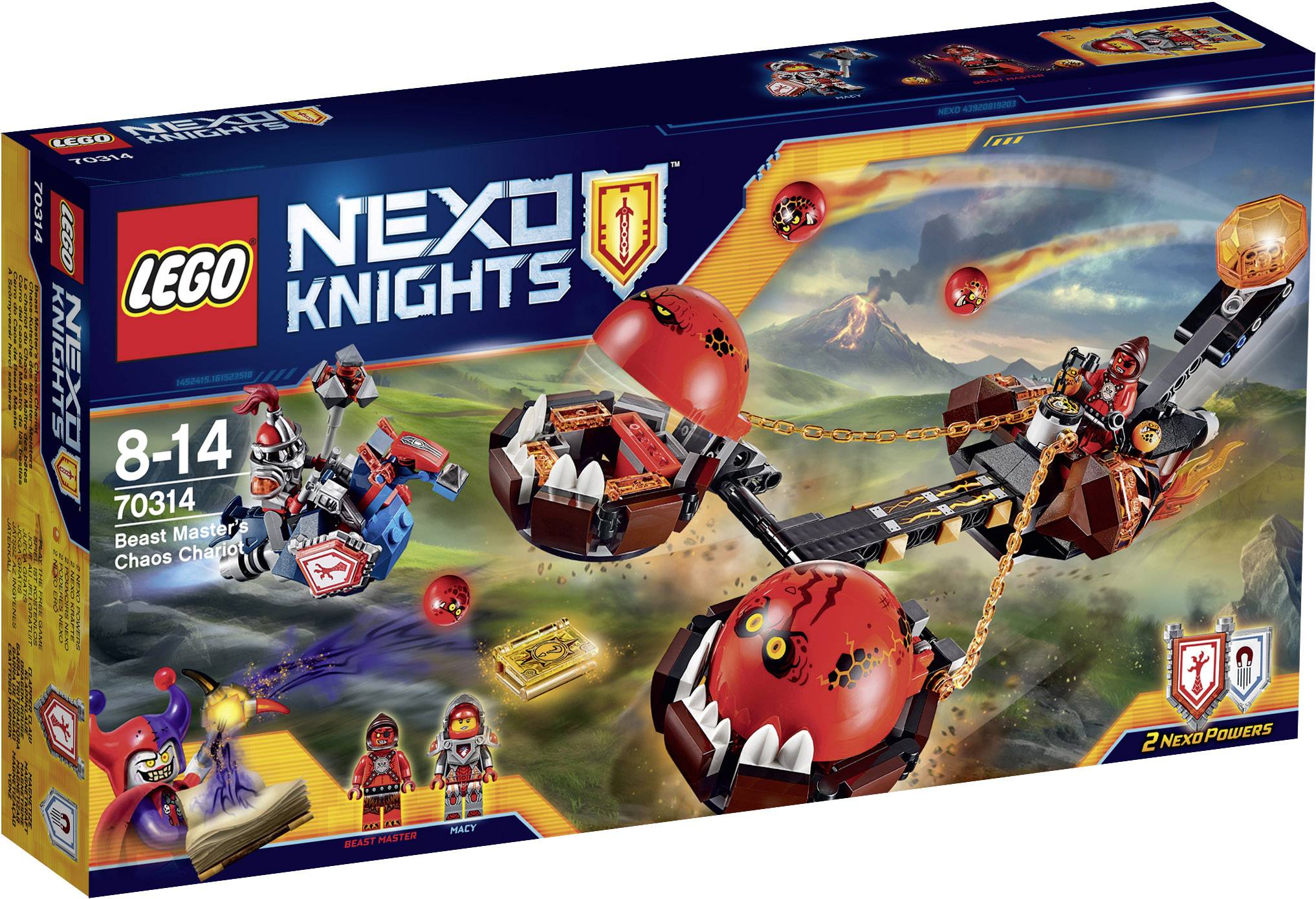 70314 LEGO® NEXO KNIGHTS™ Chaos-Kutsche des Monster-Meisters