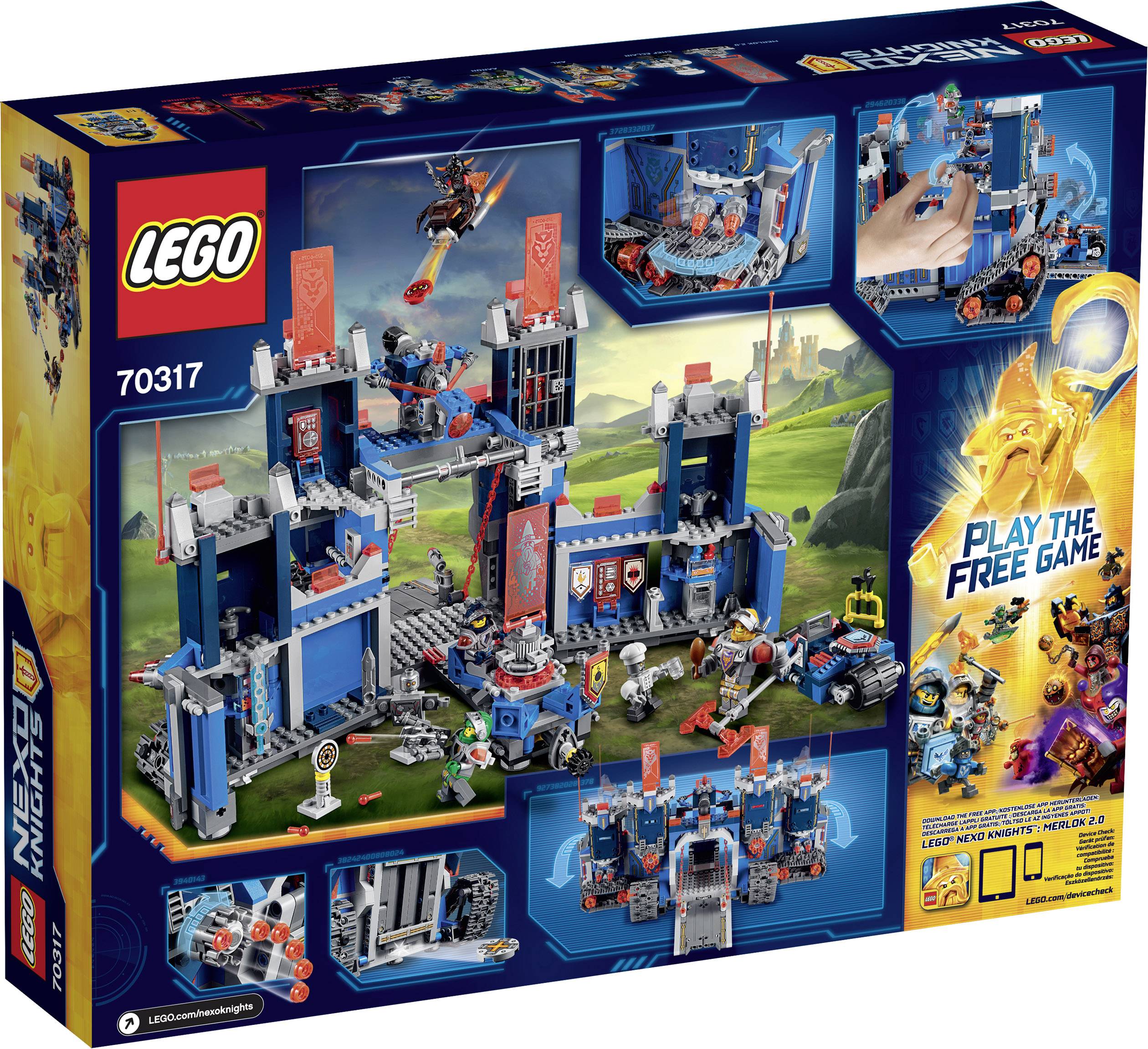 70317 LEGO® NEXO KNIGHTS™ Fortrex- Die rollende Festung