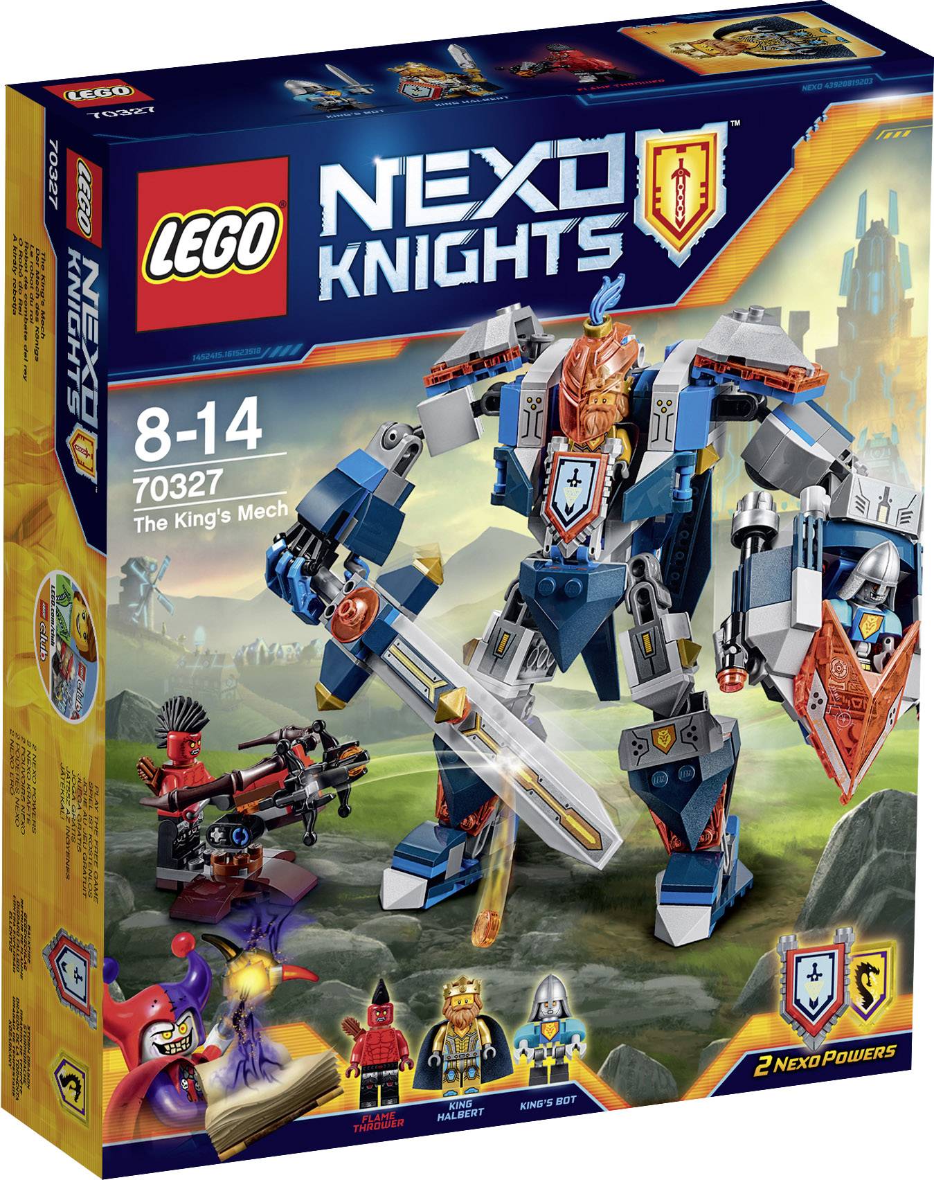 70327 LEGO® NEXO KNIGHTS™ Der Mech des Königs