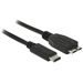 Delock USB-Kabel USB 3.2 Gen1 (USB 3.0 / USB 3.1 Gen1) USB-C® Stecker, USB-Micro-B 3.0 Stecker 0.50m Schwarz 83676 Delock USB-Kabel USB 3.2 Gen1 (USB 3.0 / USB 3.1 Gen1) USB-C® Stecker, USB-Micro-B 3.0 Stecker 0.50m Schwarz 83676
