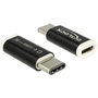 Delock USB 2.0 Adapter [1x USB-C™ Stecker - 1x USB 2.0 Buchse Micro-B] 65678