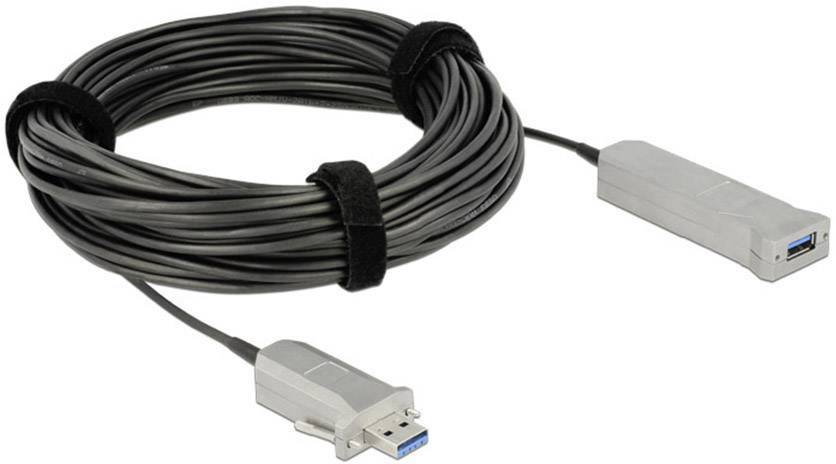 Delock 20.00 m Schwarz 83739