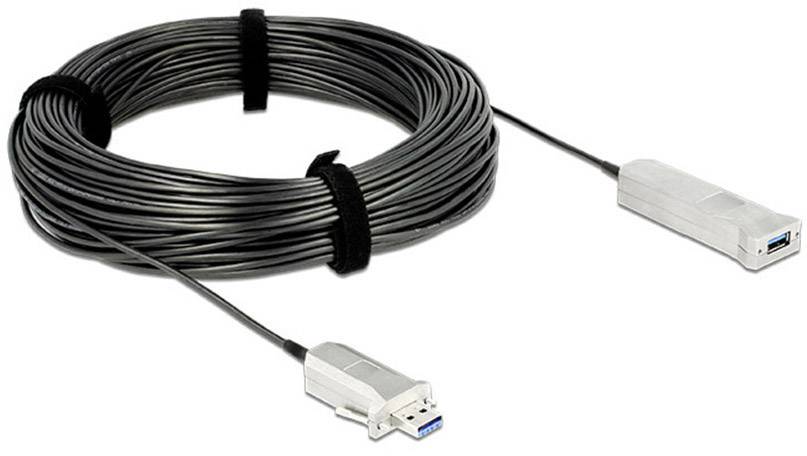 Delock 50.00 m Schwarz 83740